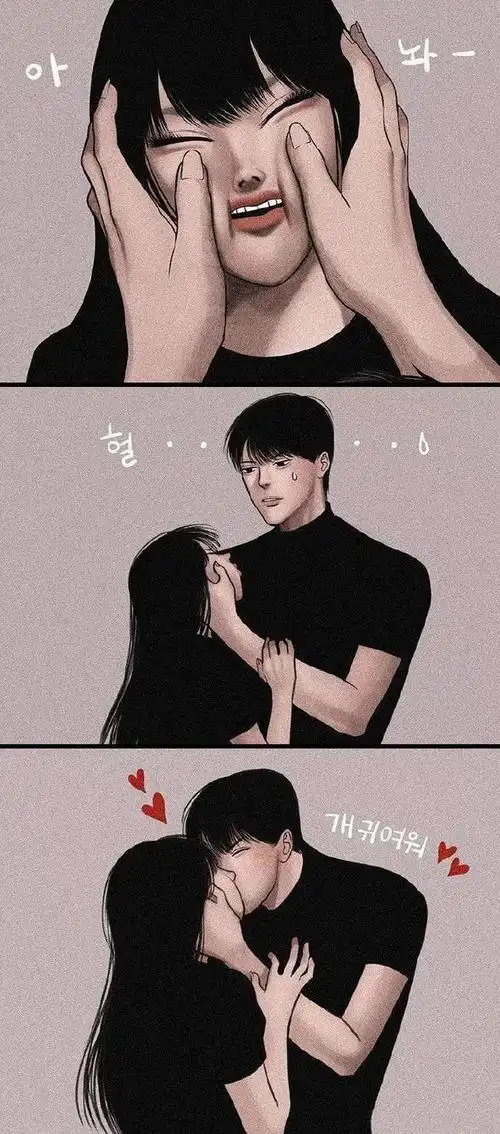 当下超火的热恋情侣插画,插画家撩得19w 粉丝脸红心跳想恋爱!