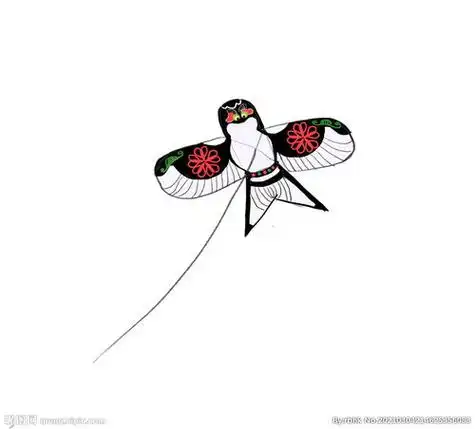 手绘燕子风筝插画素材图片免费下载千库网米蓝色燕子风筝插画图片素材