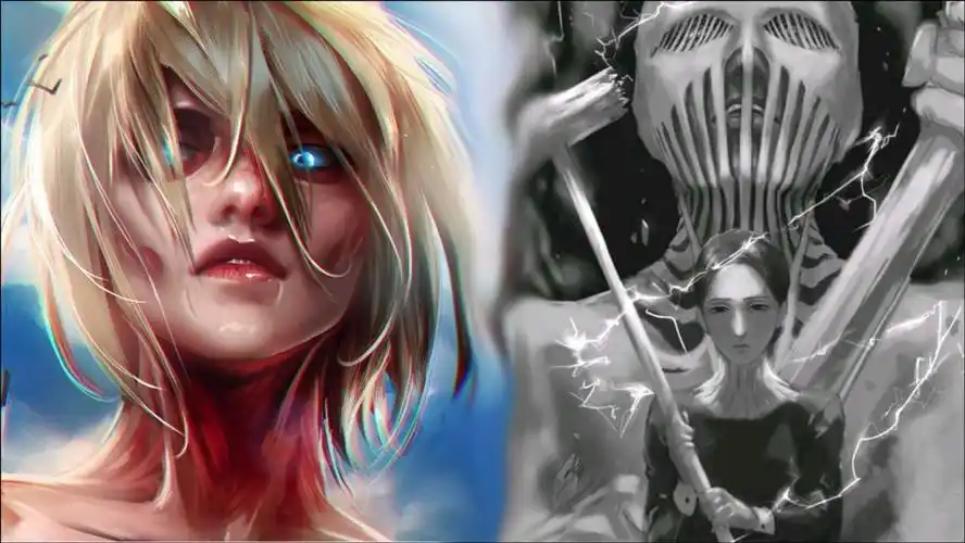 巨人动漫形象现实化女巨人秒变邻家大姐姐战锤化身性感女神