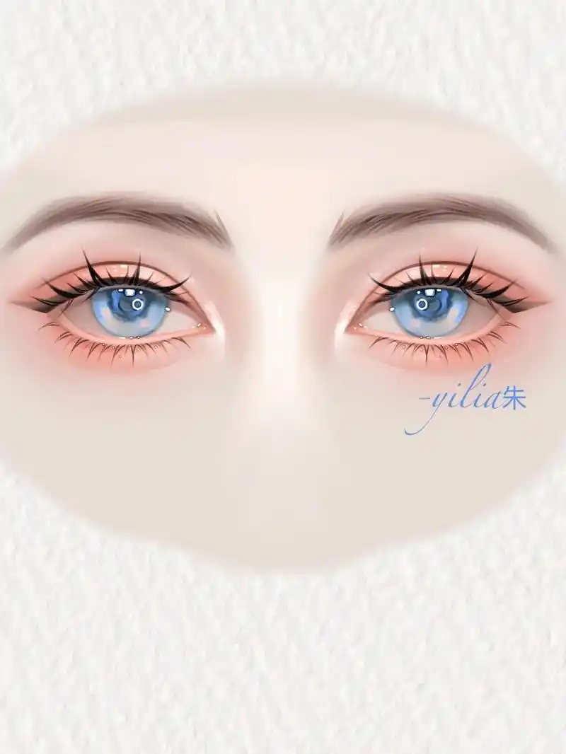 眼睛画法谁还不会呢?眼睛妆容绘画练习,参考@露娜不打野  @ - 抖音