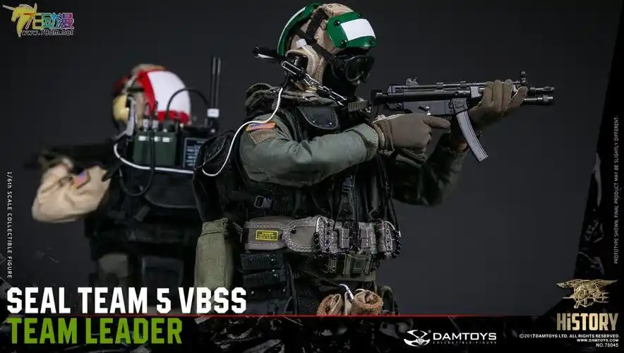 damtoys可动人偶系列 elite series 海豹5队 vbss小队 队长