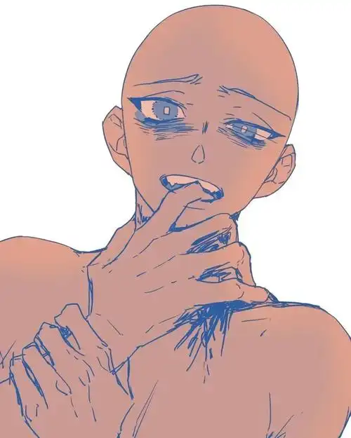 绘画参考病娇系のcp情头绘制模板