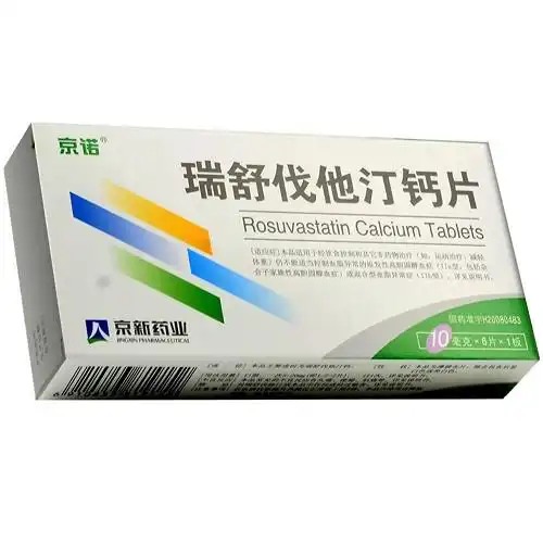 京诺瑞舒伐他汀钙片10mg*6片价格及说明书-功效与作用-亮健好药网