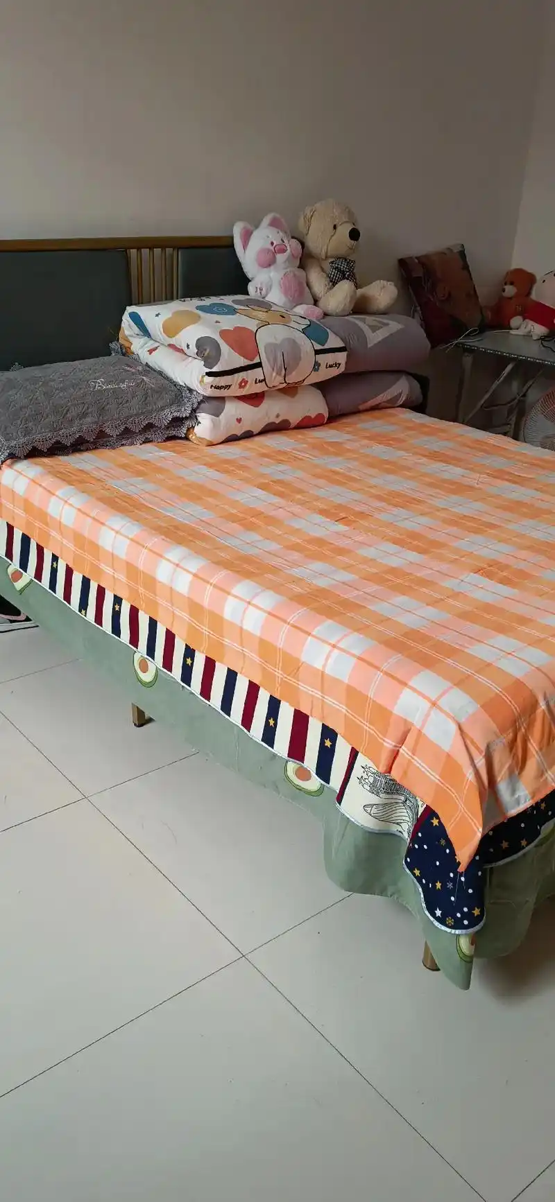 纯手工粗布床单,十种颜色,每种颜色各三个,在箱底存了二十年, - 抖音