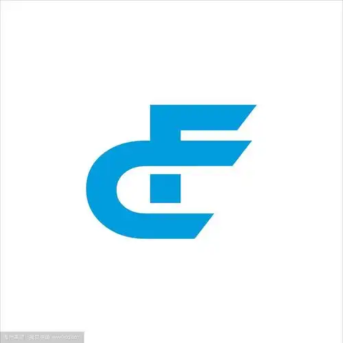 首字母cf logo模板设计