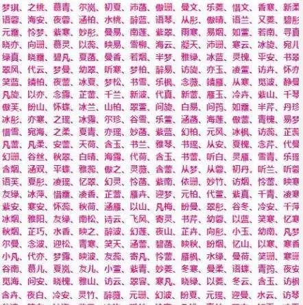 起名网免费取名