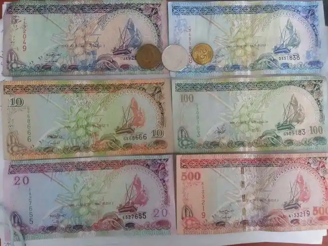 马尔代夫这个地方现在的货币图样
