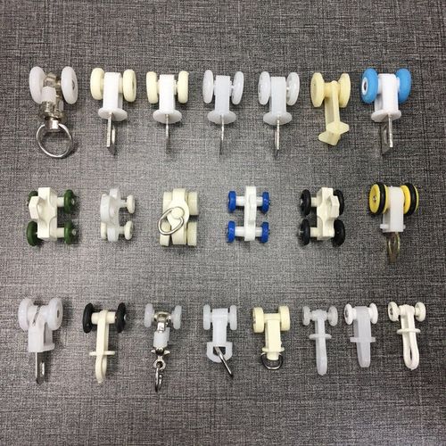 窗帘吊轮 滑轮 滚轮 挂钩轮 轨道轮走轮老式窗帘配件辅料厂家批发
