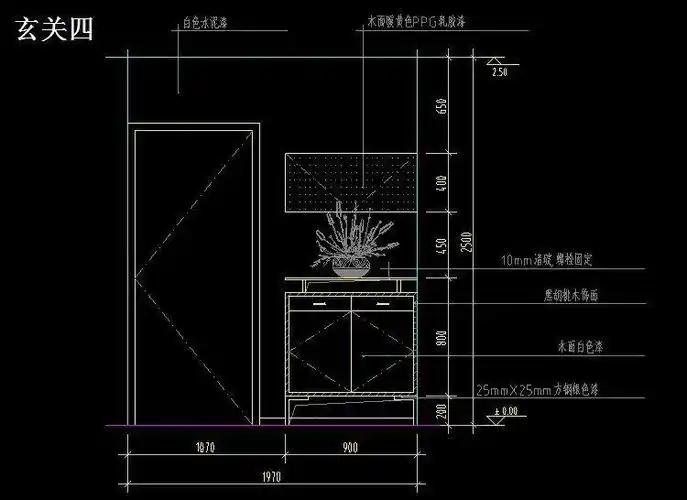 邻居家的玄关为什么都比你好看,看看人家的设计图纸!