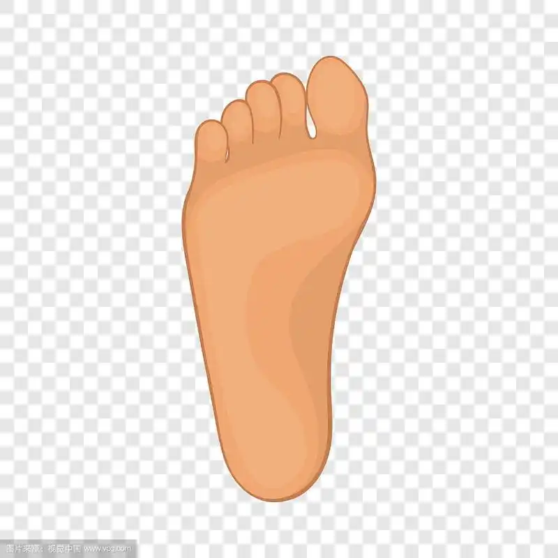 脚图标卡通风格