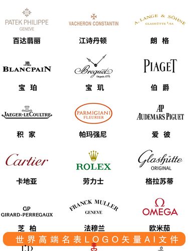 手表品牌标志图图片