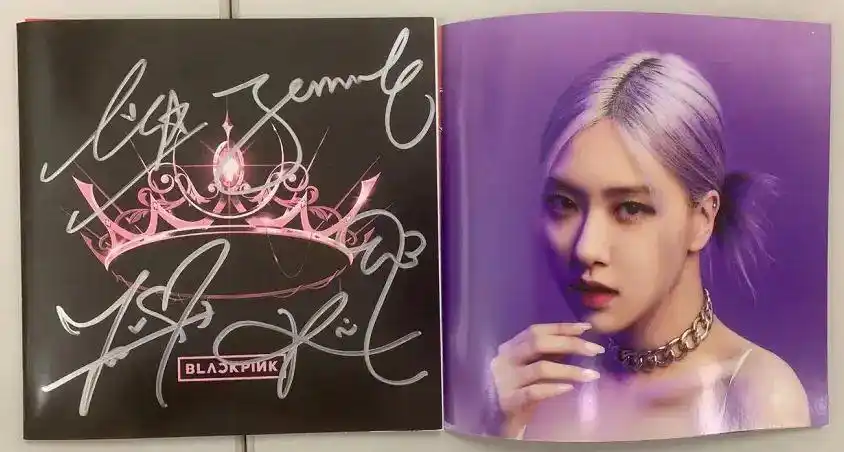 blackpink的亲笔签名你知道她们为何如此的受欢迎吗