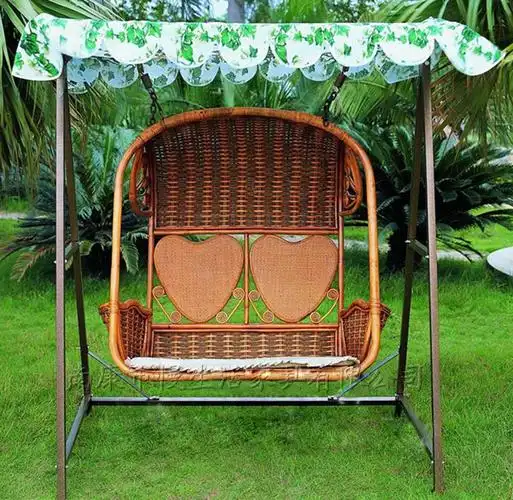 包邮 天然真藤椅摇椅/藤吊篮/成人吊椅室内秋千椅/双人户外秋千