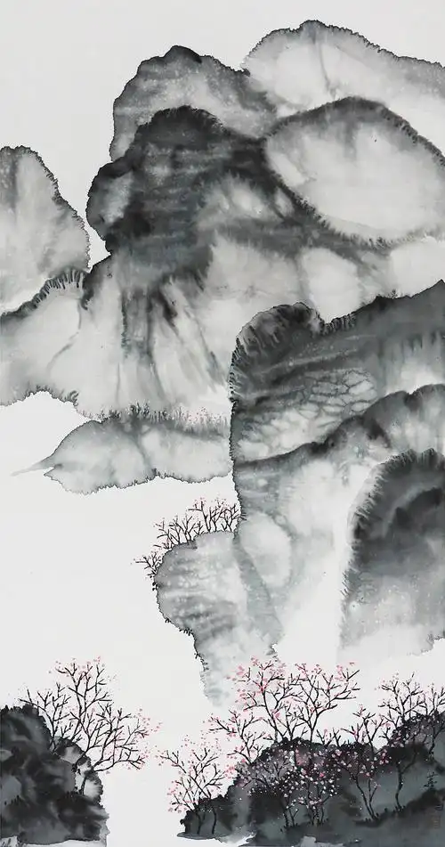 墨韵江山白燕君的水墨山水画