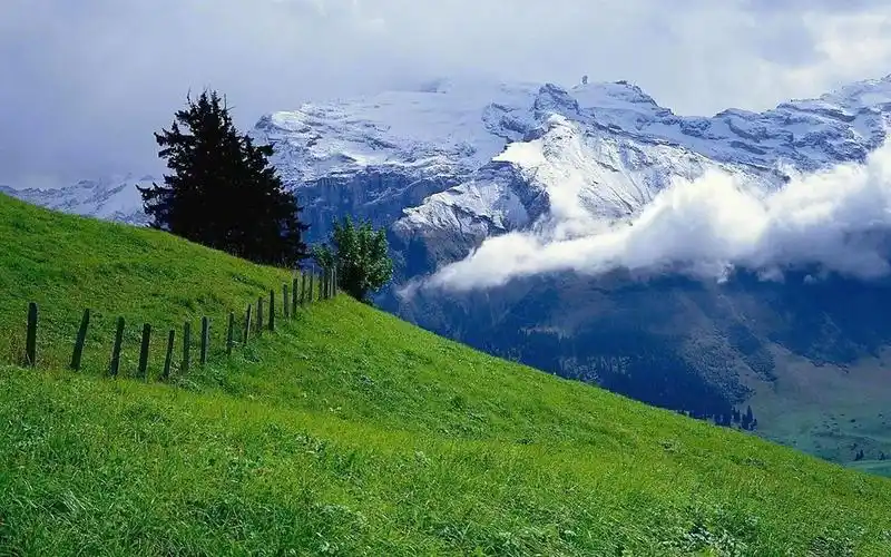唯美护眼瑞士风景,高清图片,电脑桌面-壁纸族