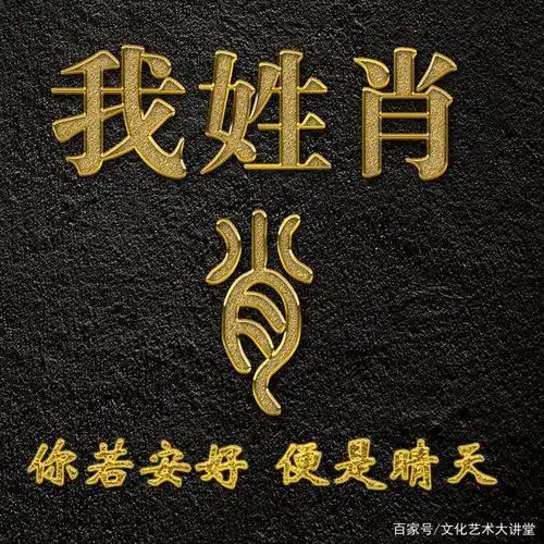 12张立体纯金高端头像,立体感十足,你的姓氏也在里面