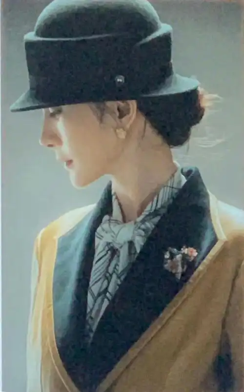 杨幂民国造型侧颜照##杨幂新剧民国风定妆照