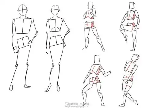 作业:如何学画板绘动漫人物之人体临摹画法与训练技巧 - gf-8-238熠熠