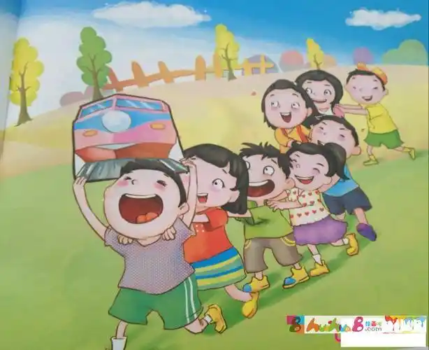 小孩搭火车游戏简笔画