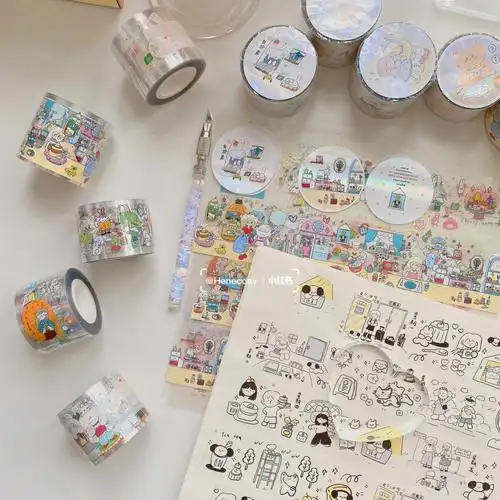 胶带分享066705手帐分装店主浅更一下吧