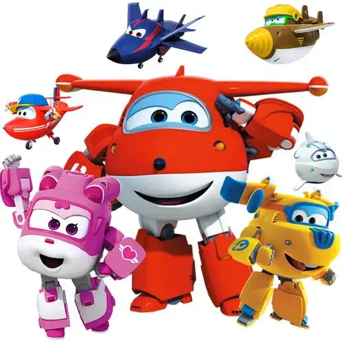 奥迪双钻超级飞侠乐迪变形玩具可动机器人变趣蛋合金滑行飞机滑行飞机