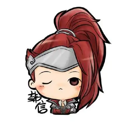 王者荣耀简约q版头像_卡通头像_头像大全_抖音头像_微信头像_库尔图图