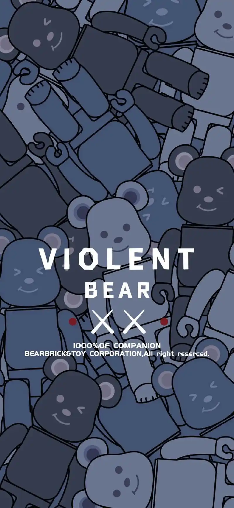 可爱暴力熊.#手机墙纸 #高清图片 #好图分享 #卡通 #暴 - 抖音