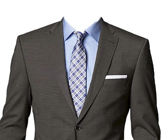 灰色西装领带证件照图片-灰色西装领带证件照模板免抠下载_懒人图库