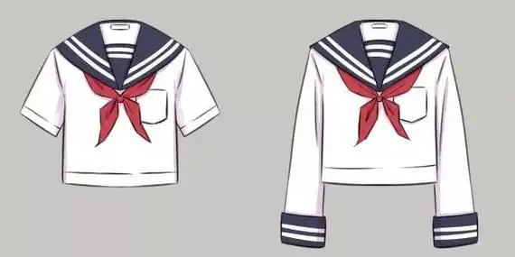 绘伴教程水手服画法小心机4招画出日系少女感