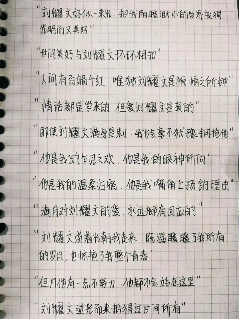 刘耀文文案|语录| 我陪你俯瞰大地,看遍爱和失去 ——刘耀文