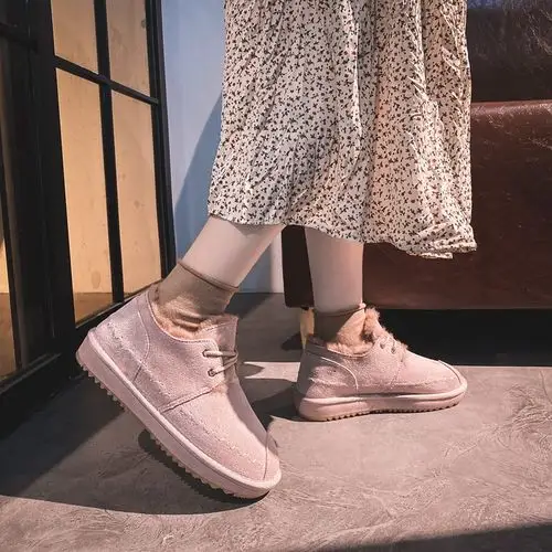 雪地靴女2020年新款棉靴冬季外穿棉鞋鞋子女学生时装靴