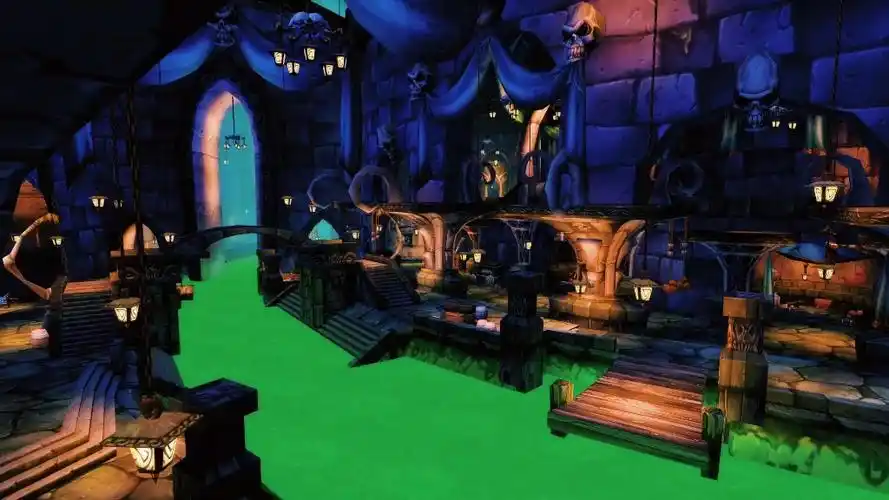 魔兽世界幽暗城虽然不壮观,地形稍微复杂,但是架不住这里注册人口多啊