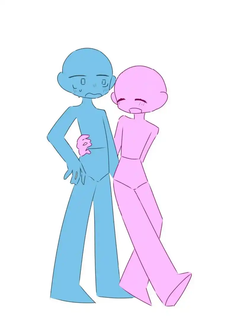 双人全身模板第五期 用的吱一声,发作品要艾特,不可以用来接稿,接无偿