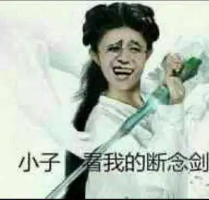 小子,看我的断念剑!_断念_小子表情