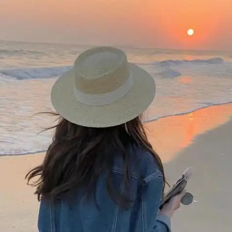 唯美背影头像女中长发