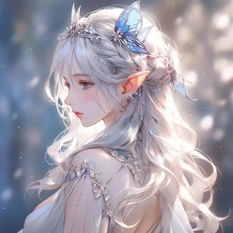 精灵系列51566|女生头像|唯美 你是落入凡间的天使 误入凡世的