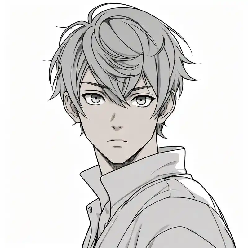 96简约干净动漫男生头像90