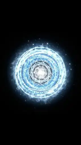 抖音循环冰雪魔法阵特效素材视频素材