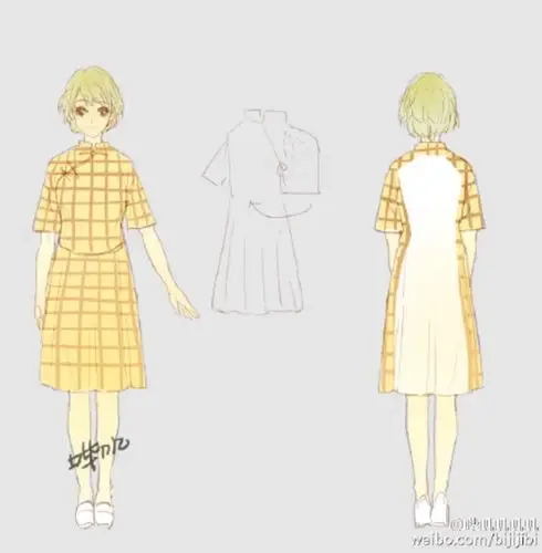 中国风校服,汉服素材