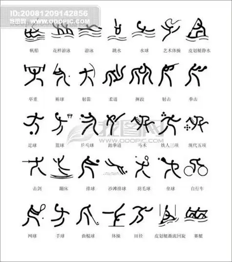 简笔画奥运会运动小人 简笔画图片大全-蒲城教育文学网