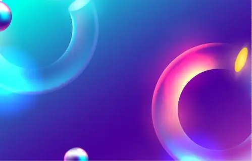 渐变蓝紫商务酷炫vip卡会员卡名片背景