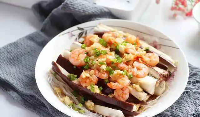 虾仁粉丝蒸茄子的正确做法|茄子|虾仁|粉丝_新浪新闻