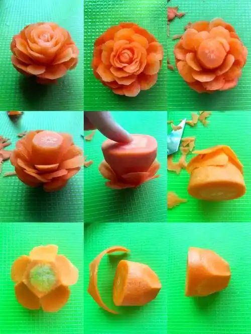 胡萝卜雕花
