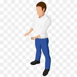 卡通站立的人图片-卡通站立的人图片素材免费下载-千库网