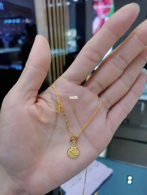 周大福新到颜值超高的福字ab款项链