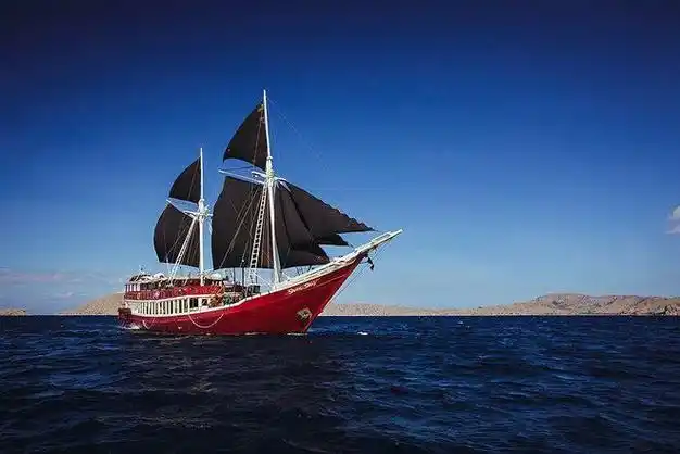 8折 | 印尼豪华45米大帆船the seven seas科莫多船宿!