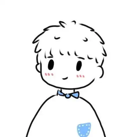 人物平头简笔画男孩