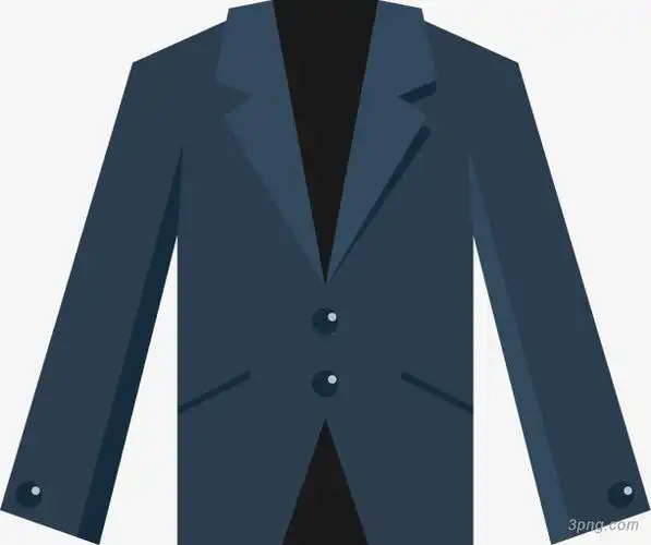 卡通西服外套png素材透明免抠图片-其他元素