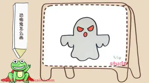 恐怖鬼怎么画恐怖鬼简笔画简单好看