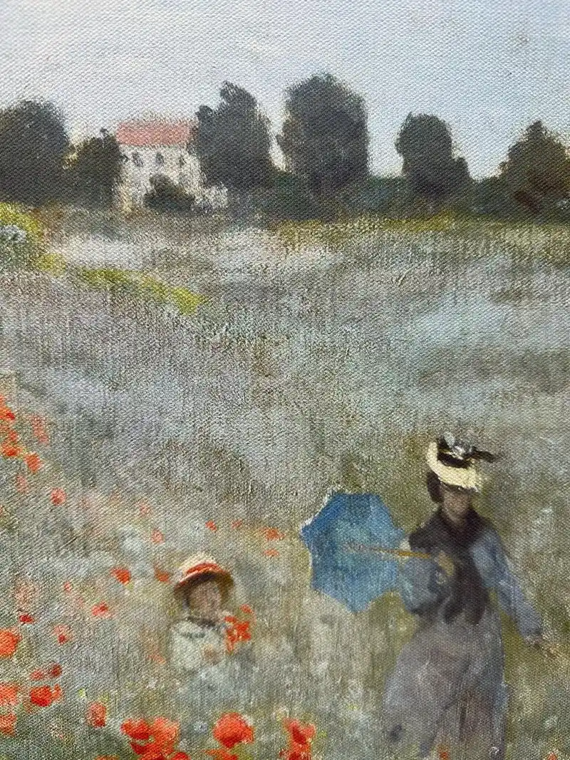 《亚佳杜的罂粟花田》1873年 莫奈.《亚嘉杜的罂粟花田》是 - 抖音